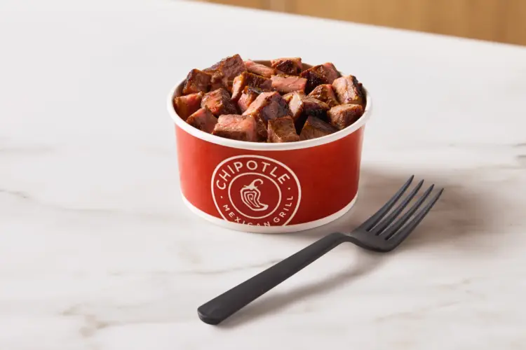 High Protein Cup - Steak, as pictured by Chipotle